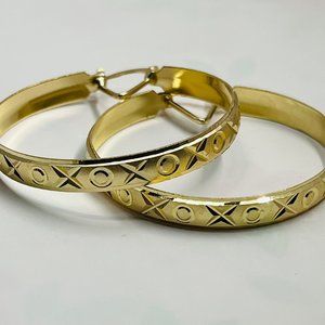Gold Filled Hoops, Gold Earrings, Hoop Earrings, Pantallas de bano de oro